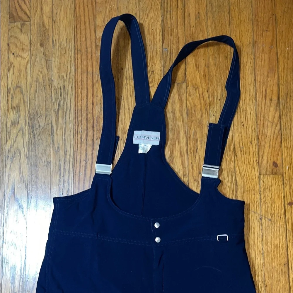 OBERMEYER Vintage Navy Blue Insulated Ski Overalls Size 38